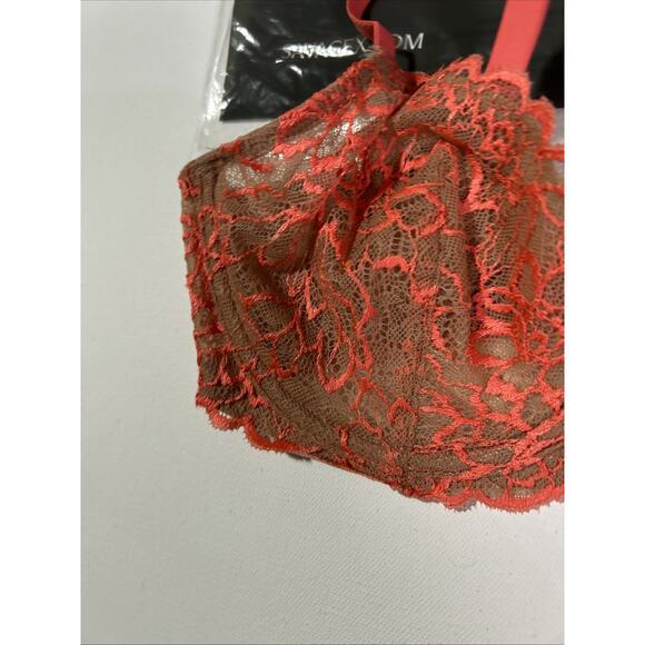 Savage x Fenty Keepsake Lace Unlined Demi Bra 32D29 - Picture 3 of 8